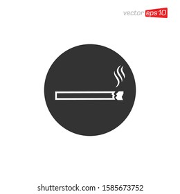 Smoking Cigarettes Icon Design Vector 