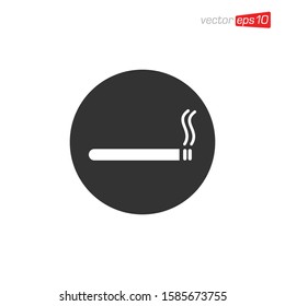 Smoking Cigarettes Icon Design Vector 