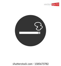 Smoking Cigarettes Icon Design Vector 