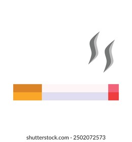 Smoking Flat Icon Design For Personal nad Commercial Use