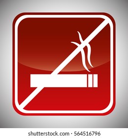 smoking forbidden icon image vector illustration design 
