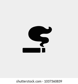 Smoking icon. Smoking area. Vector smoking icon