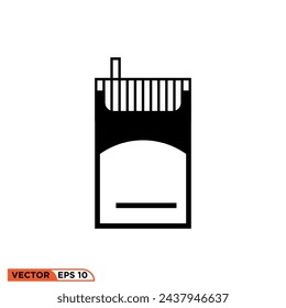 Smoking icon design vector graphic of template, sign and symbol