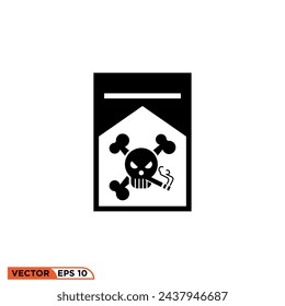 Smoking icon design vector graphic of template, sign and symbol