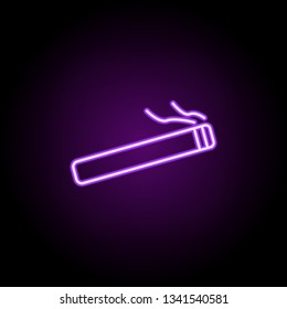 smoking icon. Elements of Web in neon style icons. Simple icon for websites, web design, mobile app, info graphics