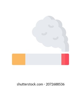 Smoking Icon, Flat style icon vector illustration, Suitable for website, mobile app, print, presentation, infographic and any other project.
