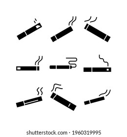 smoking icon or logo isolated sign symbol vector illustration - Collection of high quality black style vector icons
