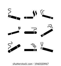 smoking icon or logo isolated sign symbol vector illustration - Collection of high quality black style vector icons
