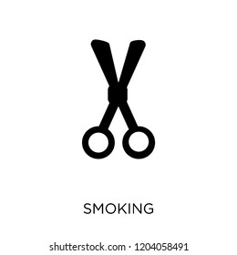 Smoking icon. Smoking symbol design from Health and medical collection. Simple element vector illustration on white background.