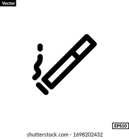 smoking icon vector for any purposes
