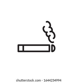 Designvorlage für Rauchsymbol-Vektorillustration