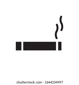 Plantilla de diseño vectorial de icono de fumadores