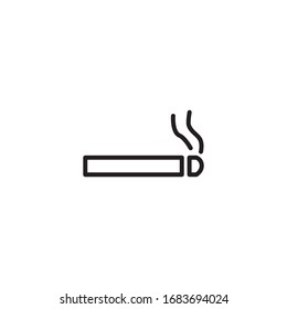 Design-Vorlage für Rauchsymbol-Vektorillustration