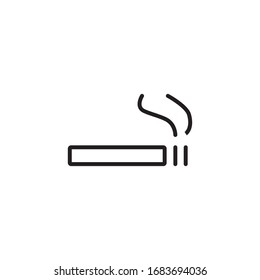 Plantilla de diseño vectorial de iconos de tabaco