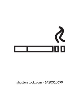 smoking icon vector illustration template