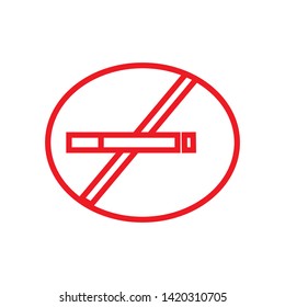 smoking icon vector illustration template