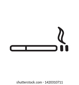 smoking icon vector illustration template