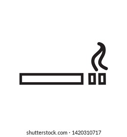 smoking icon vector illustration template