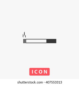 Smoking Icon Vector. Simple flat symbol. Illustration pictogram
