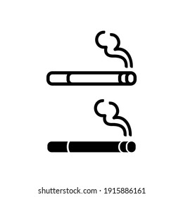 Smoking icon vector symbol illustration