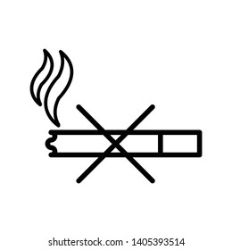 Smoking icons vector design template