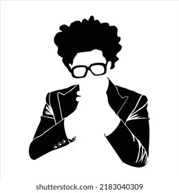 Smoking Man Tshirt Vector Design