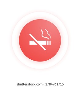 No se permite fumar - botón Icono de aplicación