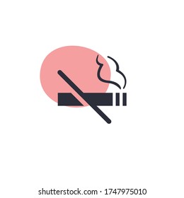 Smoking Not Allowed - Modern Icon (Pictogram)