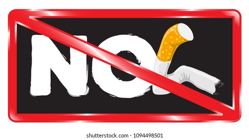 Smoking is not allowed. No smoking. 
World No Tobacco Day.