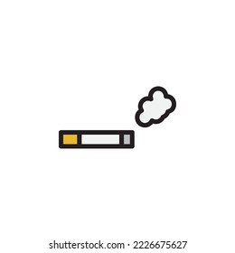 smoking outline icon. Elements of smoking activities illustration icon. Signs and symbols can be used for web, logo, mobile app, UI, UX