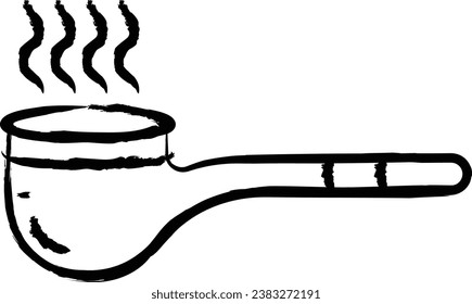 Smoking Pipe hand drawn vector illustration