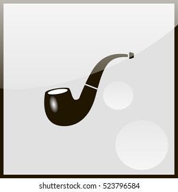 Smoking Pipe Icon.