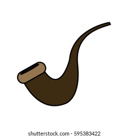 smoking pipe icon image 
