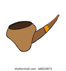 smoking pipe icon image 