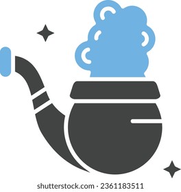 Smoking Pipe Icon image. Suitable for mobile application.