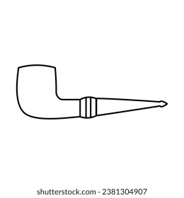 Smoking Pipe Icon For Logo And More