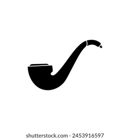 Smoking pipe icon vector. Smoking illustration sign. Tobacco symbol or logo.