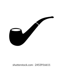 Smoking pipe icon vector. Smoking illustration sign. Tobacco symbol or logo.