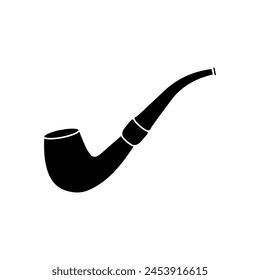 Smoking pipe icon vector. Smoking illustration sign. Tobacco symbol or logo.