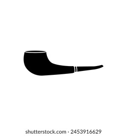 Smoking pipe icon vector. Smoking illustration sign. Tobacco symbol or logo.