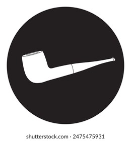 smoking pipe icon vector illustration design