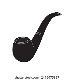 smoking pipe icon vector illustration design