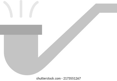 Smoking Pipe icon vector image. Can also be used for Clothes and Accessories. Suitable for mobile apps, web apps and print media.