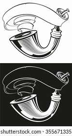 Smoking pipe logo