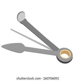 Smoking pipe stainless cleaning tool, three in one multifunctional gadget