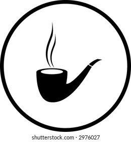 smoking pipe symbol