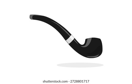  smoking pipe vector design on white background