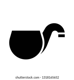Smoking pipe vector, Feast of Saint Patrick solid style icon