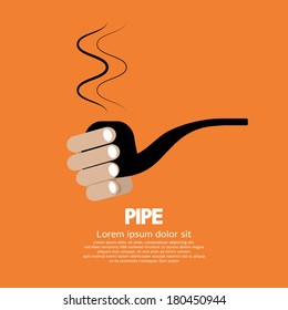 Smoking Pipe Vector Illustration