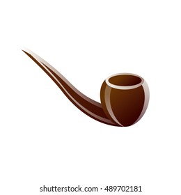 smoking pipe.color icon